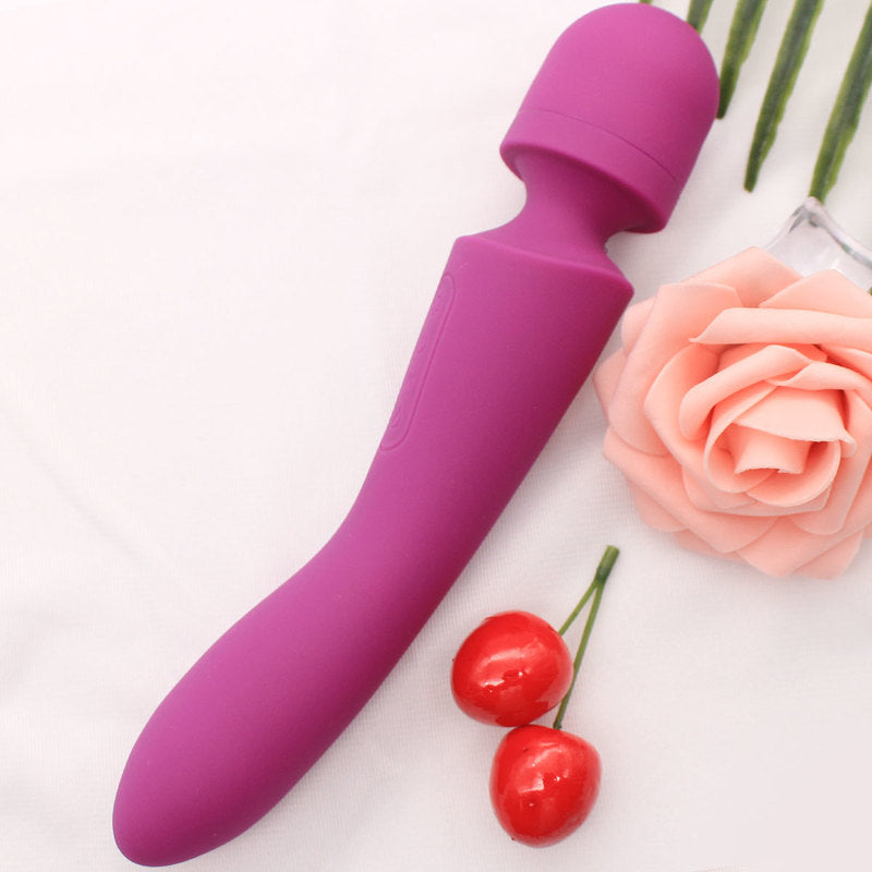 Personal Wand Electric Massager with 10 Powerful Magic Vibrations Rechargeable Handheld Back Massager Wand Massage for Deep Muscles Pain Relief