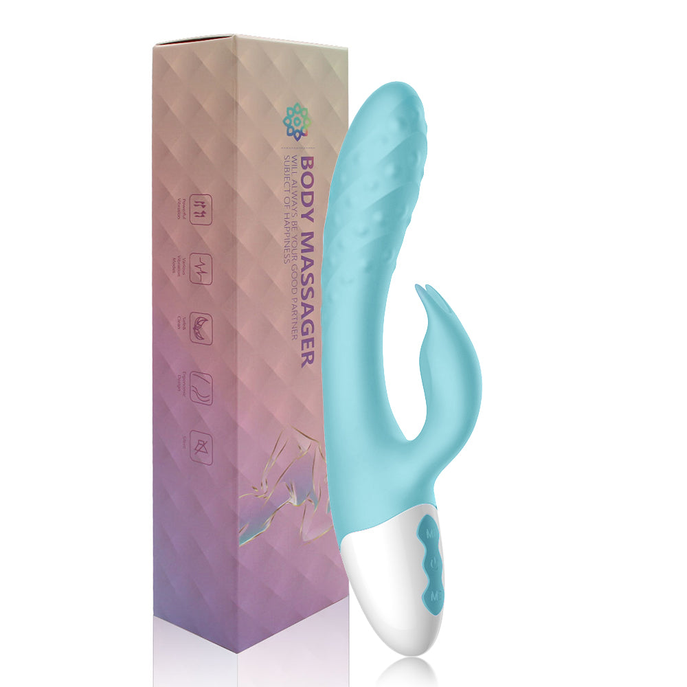 G Spot Rabbit Vibrator Adult Sex Toys with Bunny Ears for Clitoris Stimulation,Waterproof Personal Dildo Vibrator Clit Stimulator 10 Vibration Modes Quiet Dual Motor for Women Rechargeable