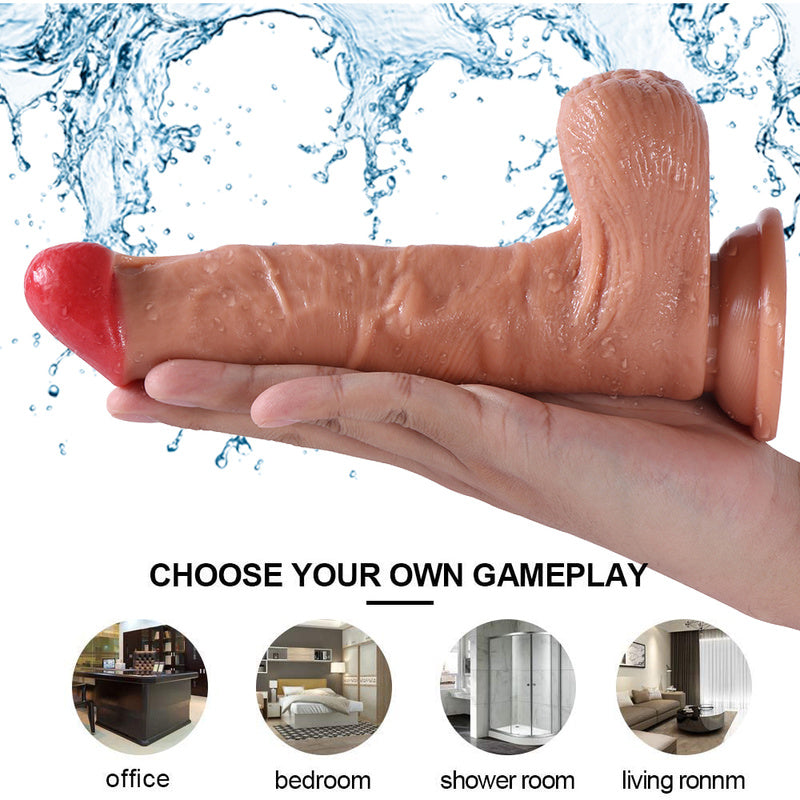 Thrusting Rotating Dildo Sex Toy for Women with 10 Vibration Modes 6 Thrusting & Rotating Actions for G Spot Clitoral Anal Stimulation Realistic Cock Vibrator Thruster With Strong Suction Cup