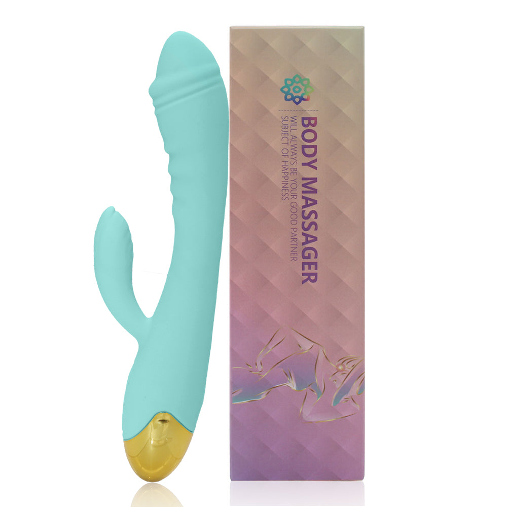 Rechargeable Thrusting Sucking Rabbit Vibrator for Women Waterproof G Spot Vibrator Clitoral Sucker Soft Silicone Sex Vibrator for Her