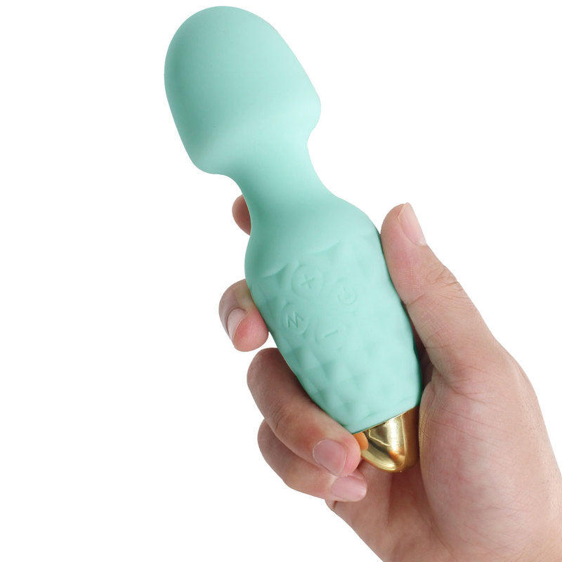 Mini Wand Massager Cordless Hand-held Vibrating Bullet Vibration Massager Shoulder and Back Body Massager