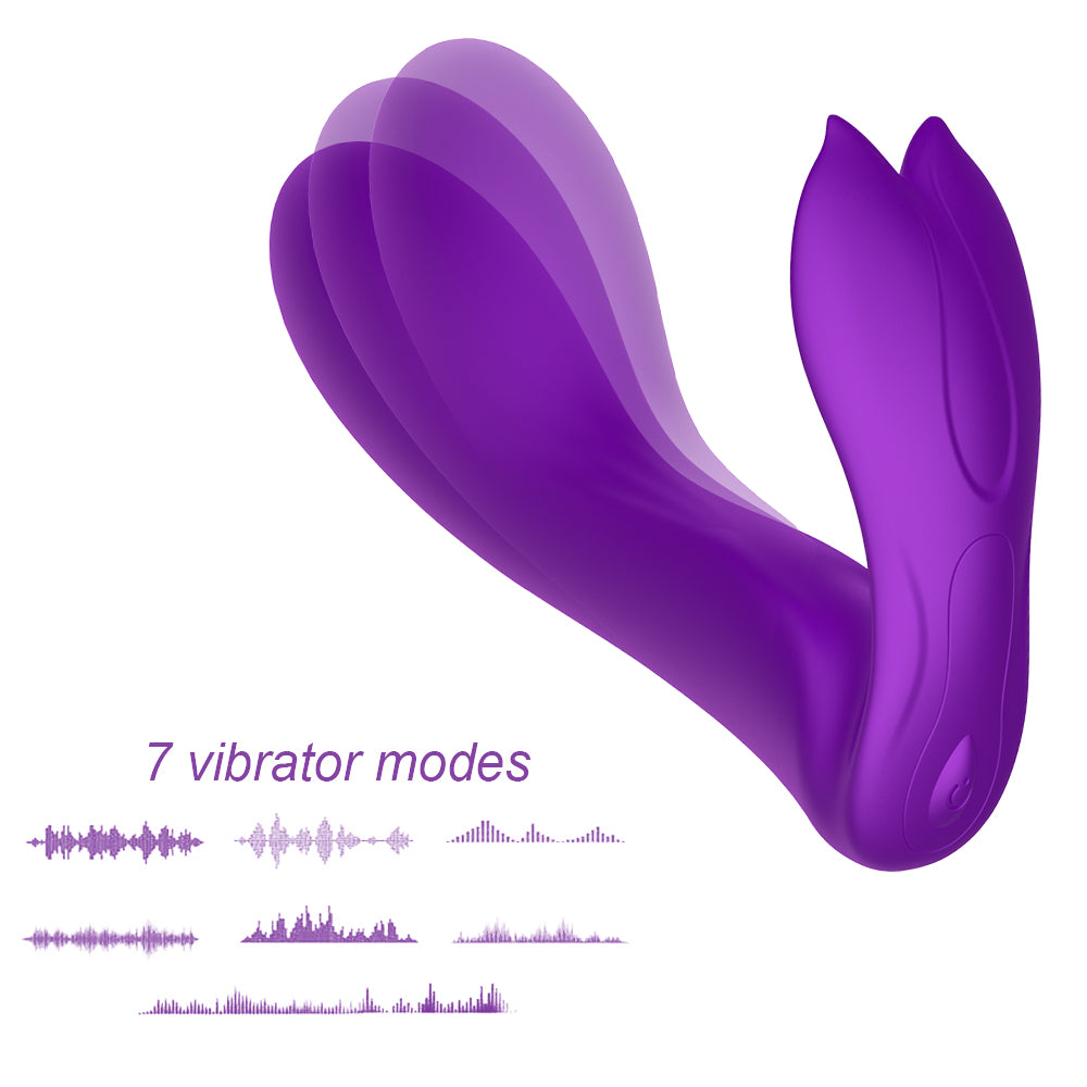 Pulsating Wearable Vibrator for Women with Thrusting Motions Vibrations Silicone Butterflies G Spot Vibrator for Couple or Solo Play Waterproof Rechargeable Remote Control