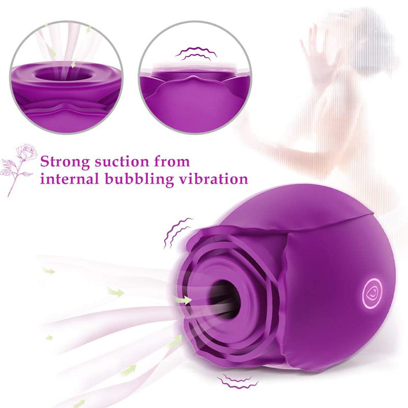 Sucking Sexual Rose vibrator