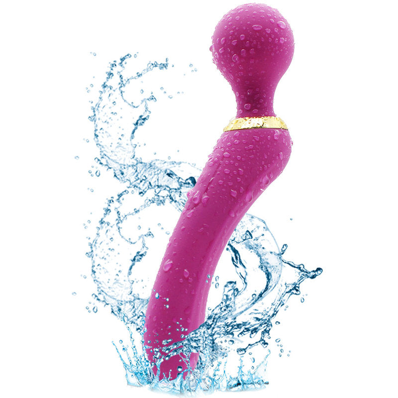 Personal Wand Vibrator with 3 Powerful Speeds 10 Vibration Modes for Men and Women Handheld Realistic Vibrator Adult Sex Toy for Full Body Massage Rechargeable Cordless