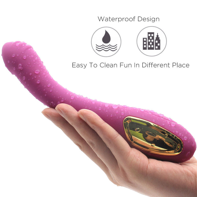 Waterproof Vibrator G Spot Vibrator for Women with 10 Strong Vibration Modes Rechargeable Personal Vibrator for Effortless Insertion Ideal Female Sex Toy for Beginners Couples