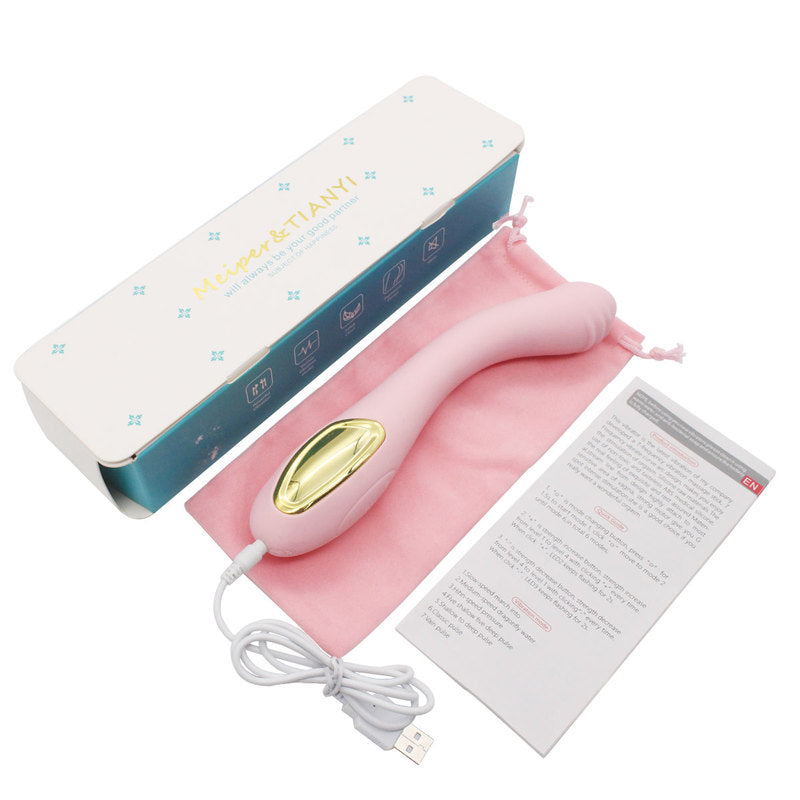 Waterproof Vibrator G Spot Vibrator for Women with 10 Strong Vibration Modes Rechargeable Personal Vibrator for Effortless Insertion Ideal Female Sex Toy for Beginners Couples