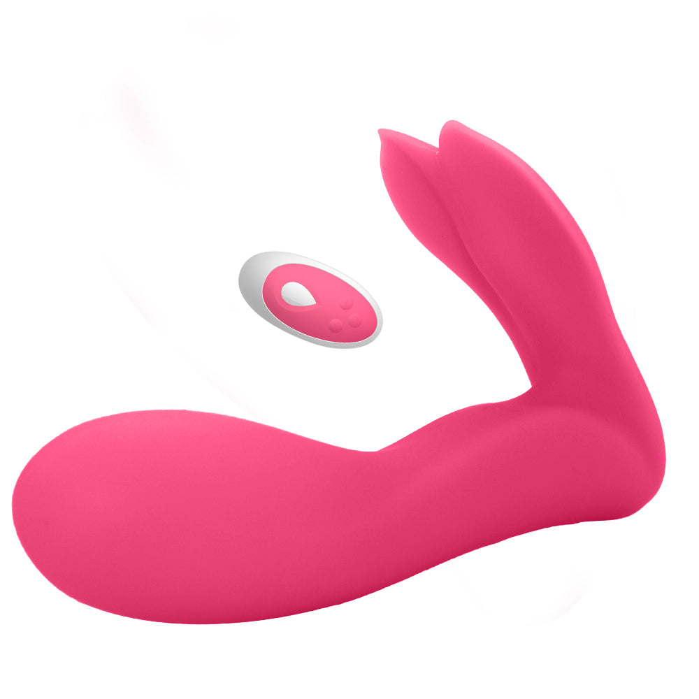 Pulsating Wearable Vibrator for Women with Thrusting Motions Vibrations Silicone Butterflies G Spot Vibrator for Couple or Solo Play Waterproof Rechargeable Remote Control