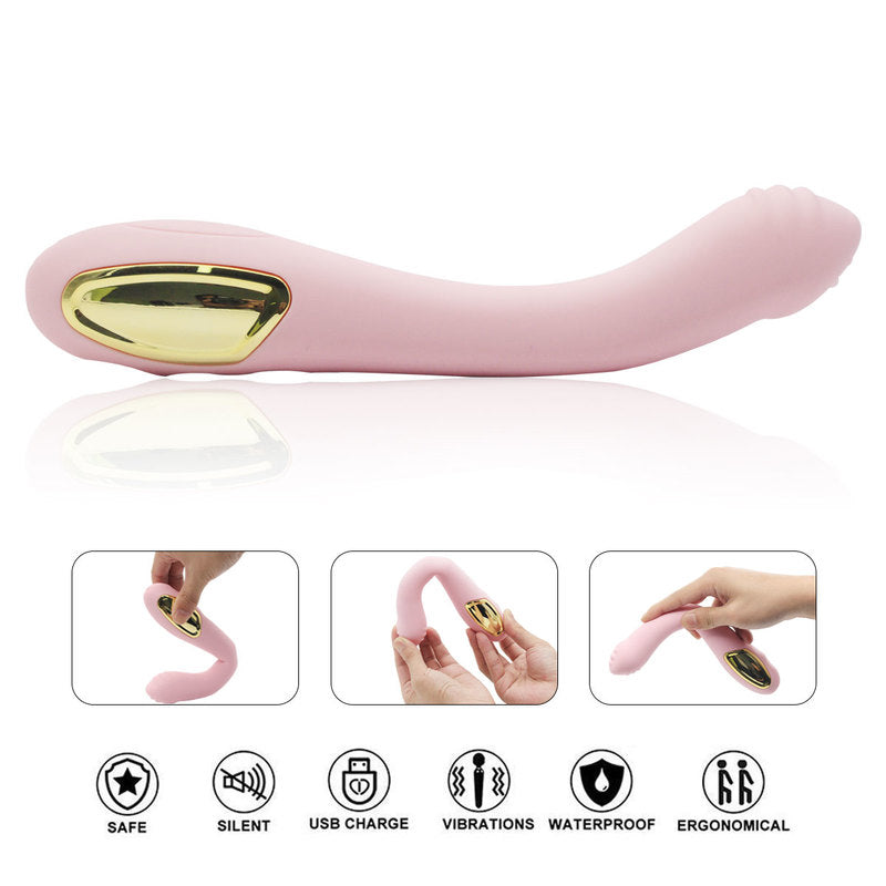 Waterproof Vibrator G Spot Vibrator for Women with 10 Strong Vibration Modes Rechargeable Personal Vibrator for Effortless Insertion Ideal Female Sex Toy for Beginners Couples