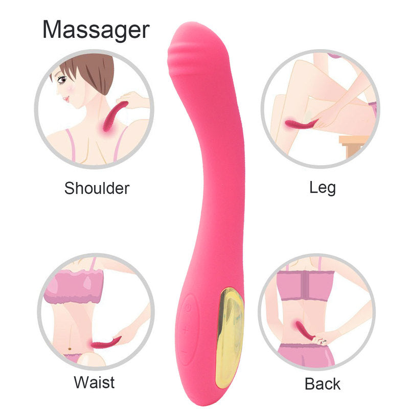 Waterproof Vibrator G Spot Vibrator for Women with 10 Strong Vibration Modes Rechargeable Personal Vibrator for Effortless Insertion Ideal Female Sex Toy for Beginners Couples