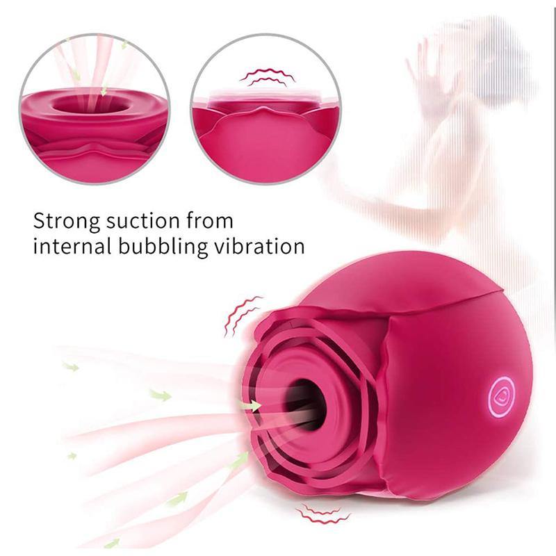 Sucking Sexual Rose vibrator