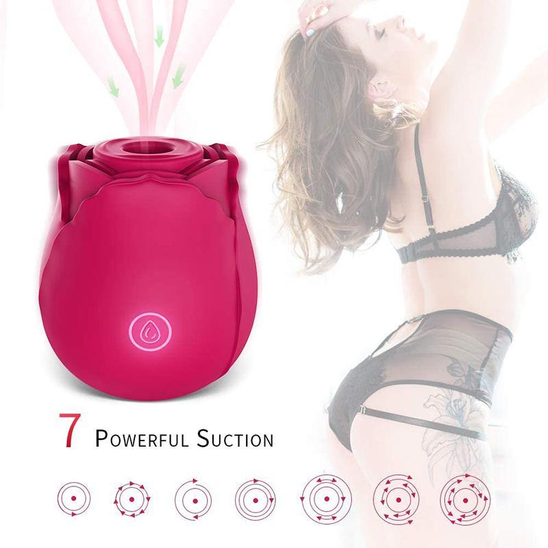 Sucking Sexual Rose vibrator