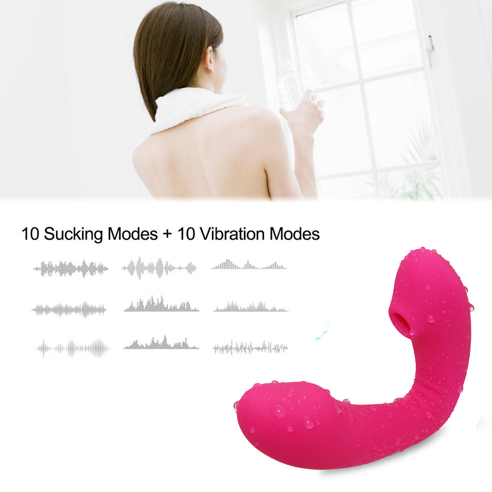 Waterproof G Spot Vibrator with Quiet Dual Motors Clitoris Stimulator Couples Vibrator Toy with Magnetic USB Rechargeable for Couple or Solo Play