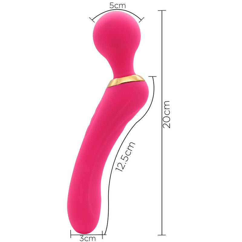 Personal Wand Vibrator with 3 Powerful Speeds 10 Vibration Modes for Men and Women Handheld Realistic Vibrator Adult Sex Toy for Full Body Massage Rechargeable Cordless