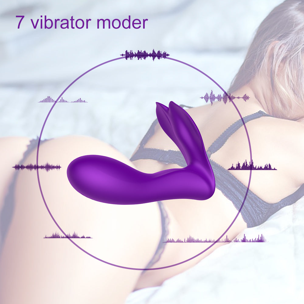 Pulsating Wearable Vibrator for Women with Thrusting Motions Vibrations Silicone Butterflies G Spot Vibrator for Couple or Solo Play Waterproof Rechargeable Remote Control