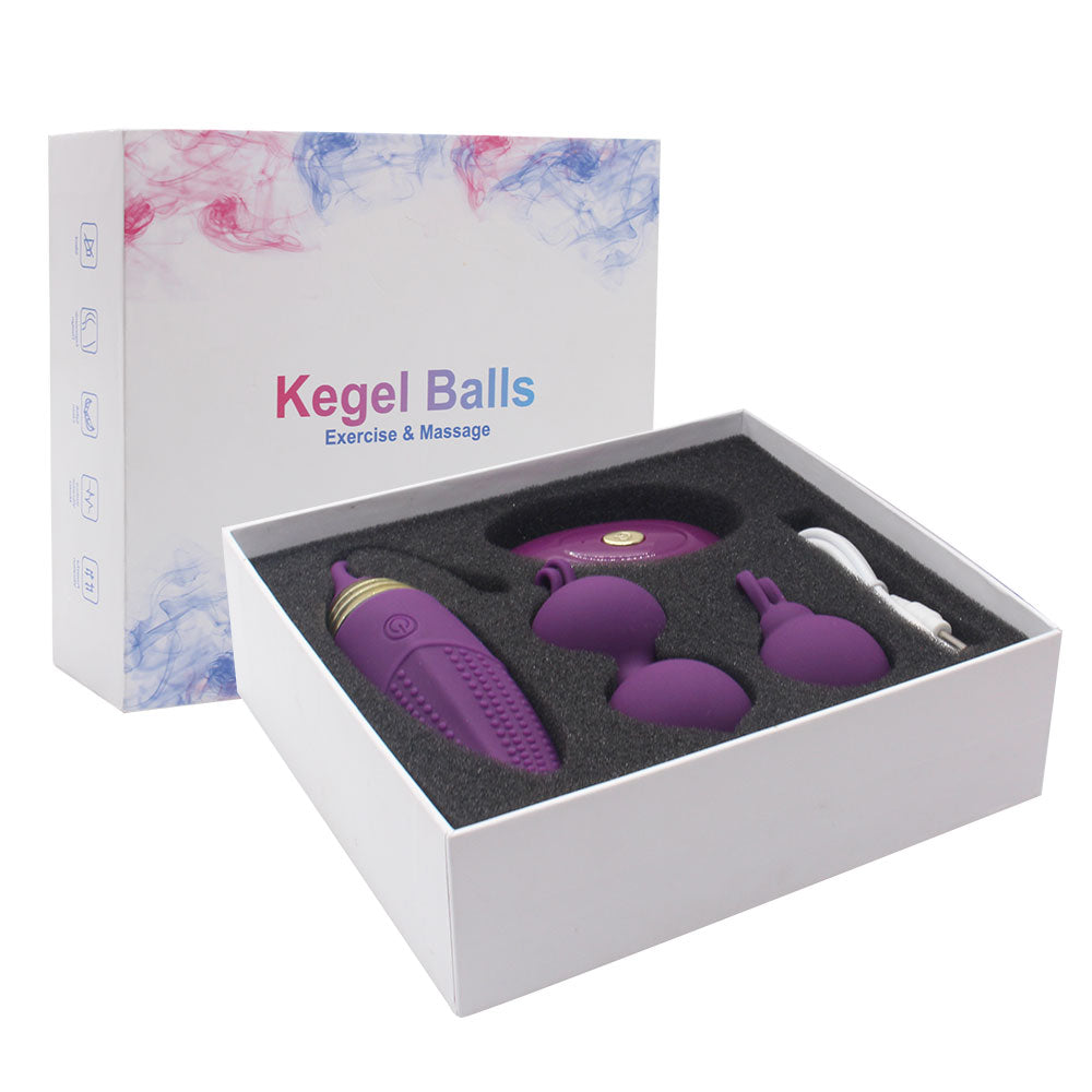 Minc Hot 2 in 1 Kegel Balls for Beginners Ben Wa Balls for Tightening Kegel Exercise Weights-Doctor Recommended for Bladder Control Pelvic Floor Massager Ball Kegel Sets