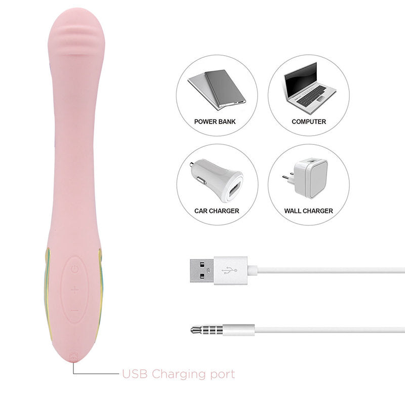 Waterproof Vibrator G Spot Vibrator for Women with 10 Strong Vibration Modes Rechargeable Personal Vibrator for Effortless Insertion Ideal Female Sex Toy for Beginners Couples