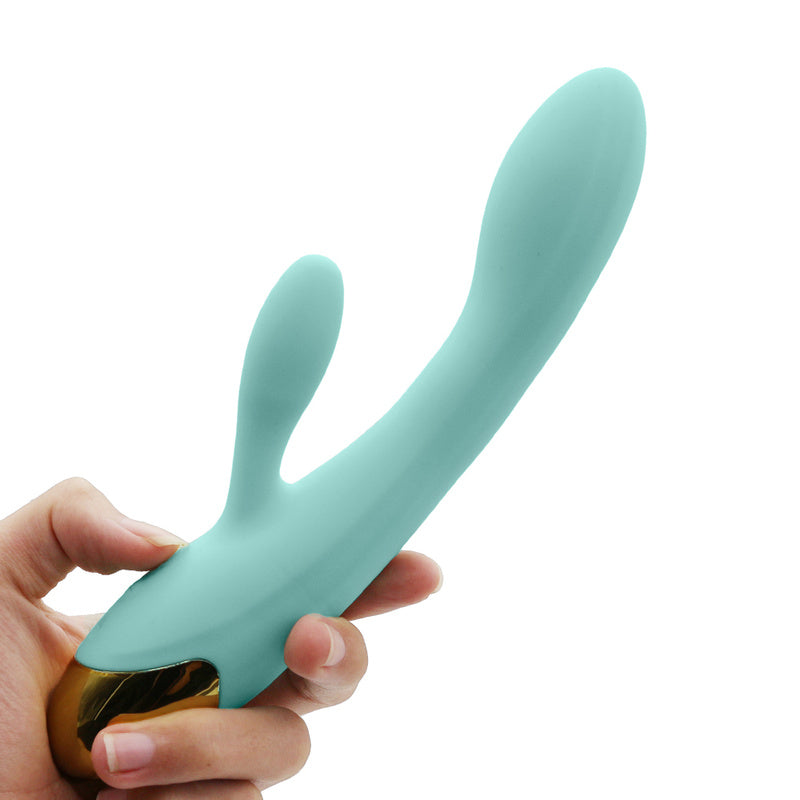 Rechargeable G Spot Rabbit Vibrator Adult Sex Toys Waterproof Personal Dildo Vibrator Clit Stimulator 10 Vibration Modes Quiet Dual Motor for Women