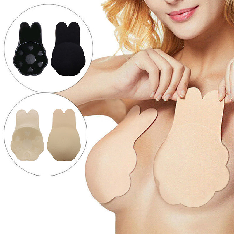 Sticky Bra Push Up Lift Nipple Covers Adhesive Strapless Invisible Backless Bras Plunge Reusable for Women