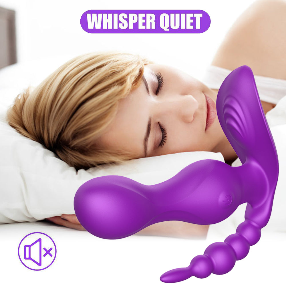 Female G Spot Vibrator Prostate Massager with 8 Vibration Modes Prostate Stimulator P-spot Testicles Perineum Stimulation Wireless Remote Anal Sex Toy