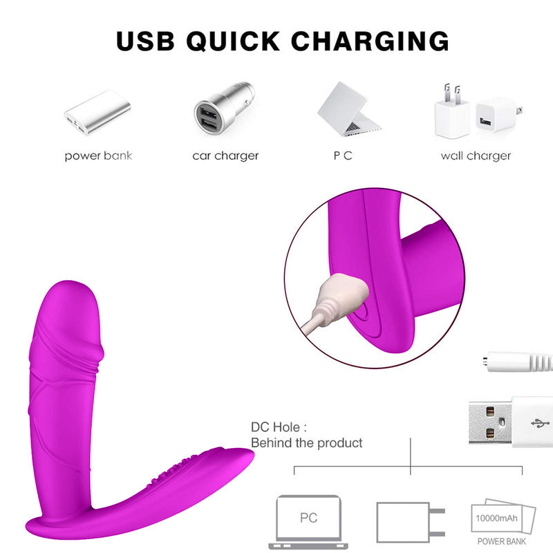 Waterproof G Spot Vibrator with Quiet Dual Motors 10 Vibrations Clitoris Stimulator Couples Vibrator Toy with Magnetic USB Rechargeable for Couple or Solo Play