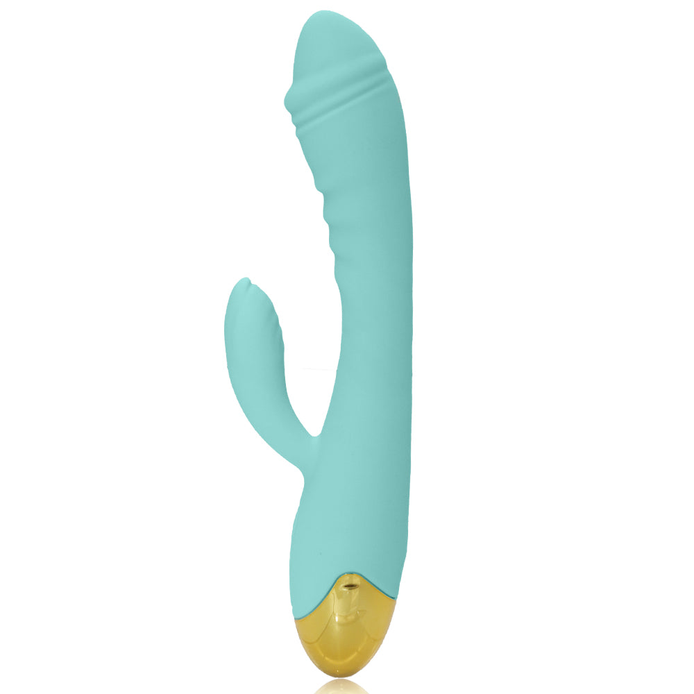 Rechargeable Thrusting Sucking Rabbit Vibrator for Women Waterproof G Spot Vibrator Clitoral Sucker Soft Silicone Sex Vibrator for Her