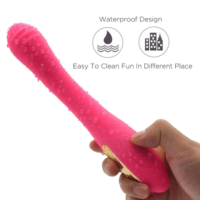 Waterproof Vibrator G Spot Vibrator for Women with 10 Strong Vibration Modes Rechargeable Personal Vibrator for Effortless Insertion Ideal Female Sex Toy for Beginners Couples