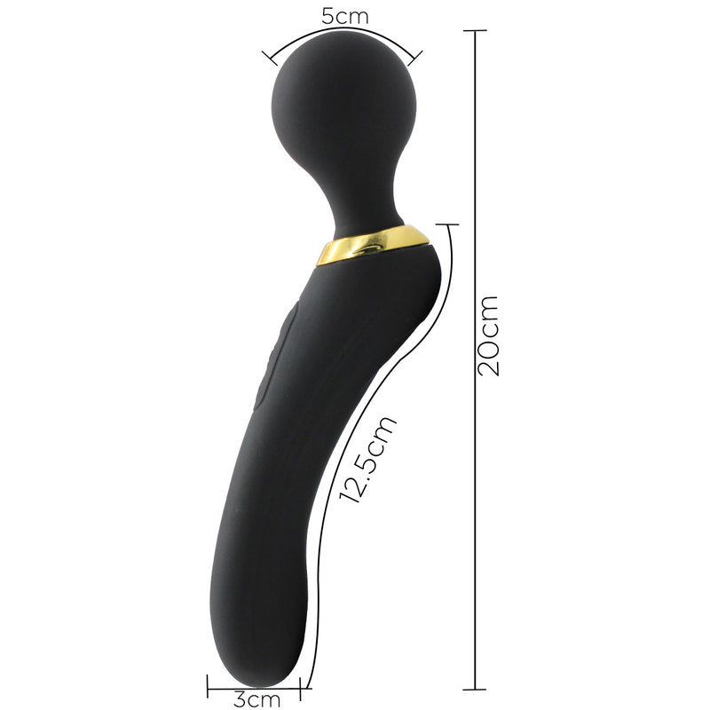 Personal Wand Vibrator with 3 Powerful Speeds 10 Vibration Modes for Men and Women Handheld Realistic Vibrator Adult Sex Toy for Full Body Massage Rechargeable Cordless