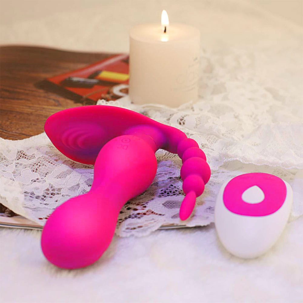 Female G Spot Vibrator Prostate Massager with 8 Vibration Modes Prostate Stimulator P-spot Testicles Perineum Stimulation Wireless Remote Anal Sex Toy