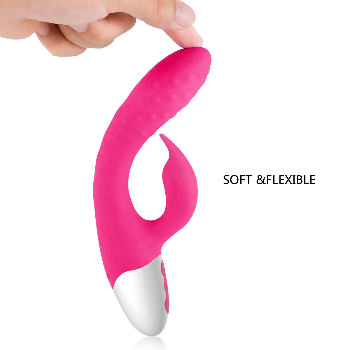 G Spot Rabbit Vibrator Adult Sex Toys with Bunny Ears for Clitoris Stimulation,Waterproof Personal Dildo Vibrator Clit Stimulator 10 Vibration Modes Quiet Dual Motor for Women Rechargeable