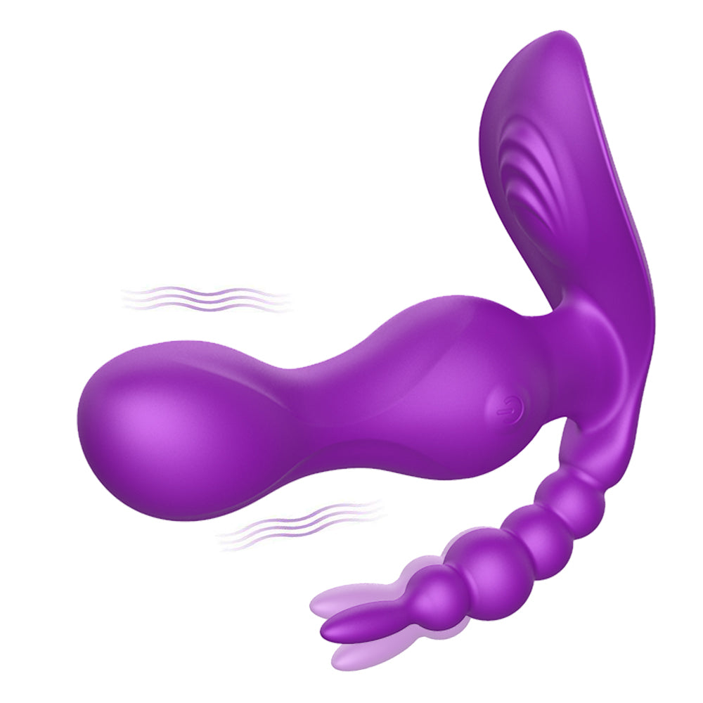 Female G Spot Vibrator Prostate Massager with 8 Vibration Modes Prostate Stimulator P-spot Testicles Perineum Stimulation Wireless Remote Anal Sex Toy