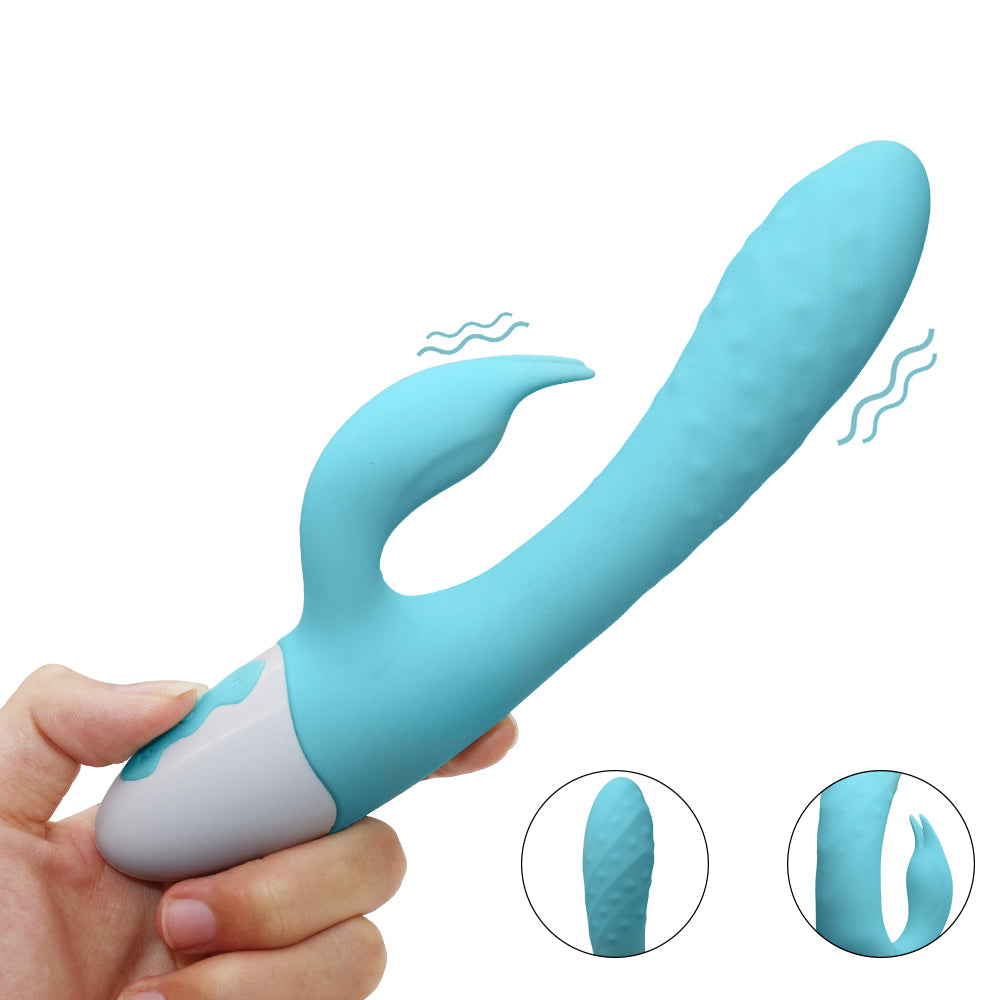 G Spot Rabbit Vibrator Adult Sex Toys with Bunny Ears for Clitoris Stimulation,Waterproof Personal Dildo Vibrator Clit Stimulator 10 Vibration Modes Quiet Dual Motor for Women Rechargeable