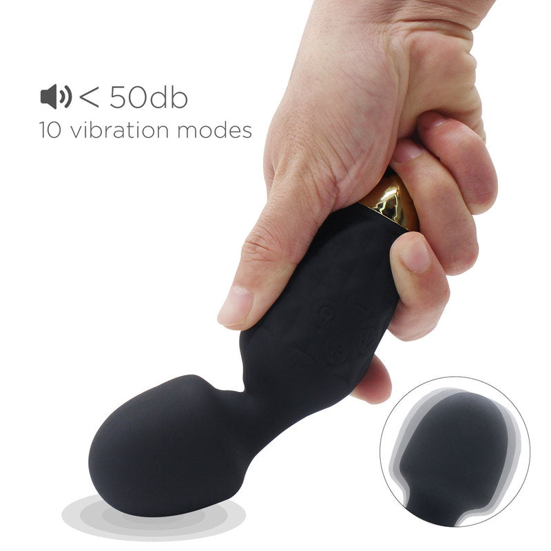 Mini Wand Massager Cordless Hand-held Vibrating Bullet Vibration Massager Shoulder and Back Body Massager