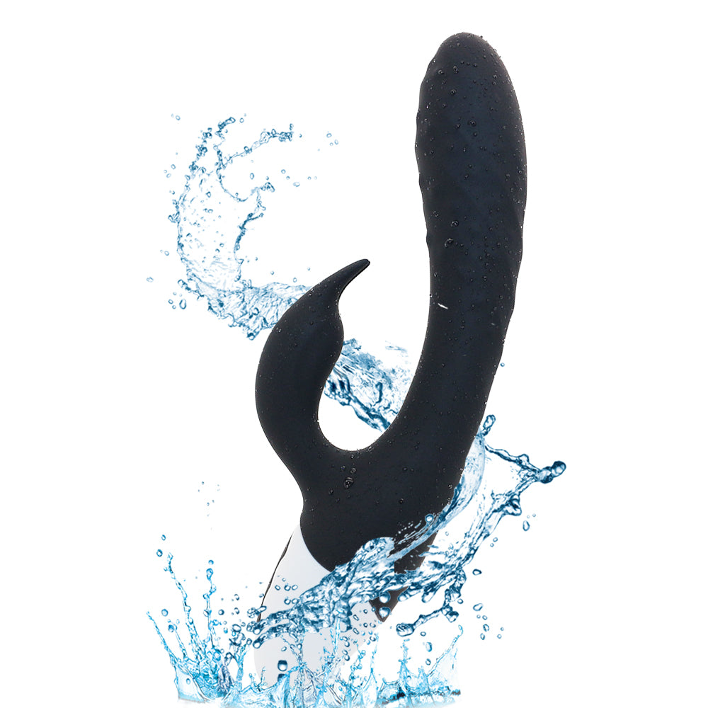 G Spot Rabbit Vibrator Adult Sex Toys with Bunny Ears for Clitoris Stimulation,Waterproof Personal Dildo Vibrator Clit Stimulator 10 Vibration Modes Quiet Dual Motor for Women Rechargeable