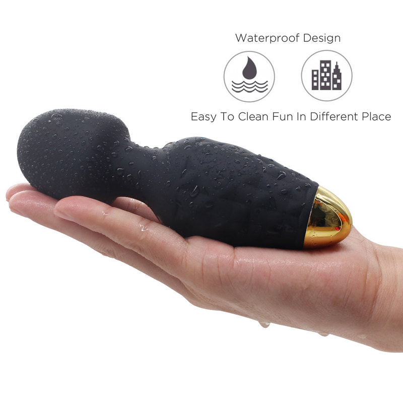 Mini Wand Massager Cordless Hand-held Vibrating Bullet Vibration Massager Shoulder and Back Body Massager