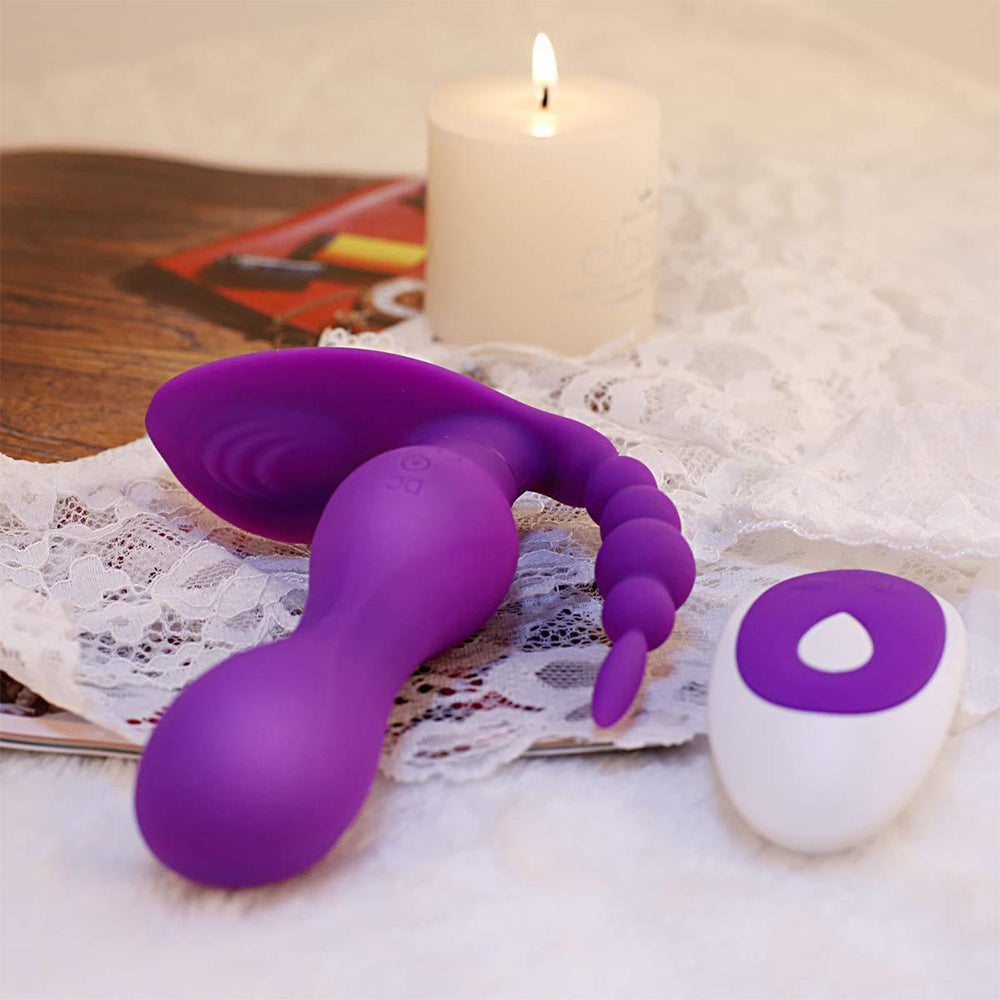 Female G Spot Vibrator Prostate Massager with 8 Vibration Modes Prostate Stimulator P-spot Testicles Perineum Stimulation Wireless Remote Anal Sex Toy