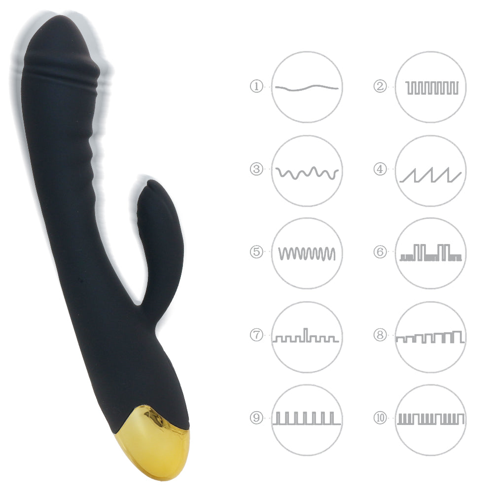 Rechargeable Thrusting Sucking Rabbit Vibrator for Women Waterproof G Spot Vibrator Clitoral Sucker Soft Silicone Sex Vibrator for Her