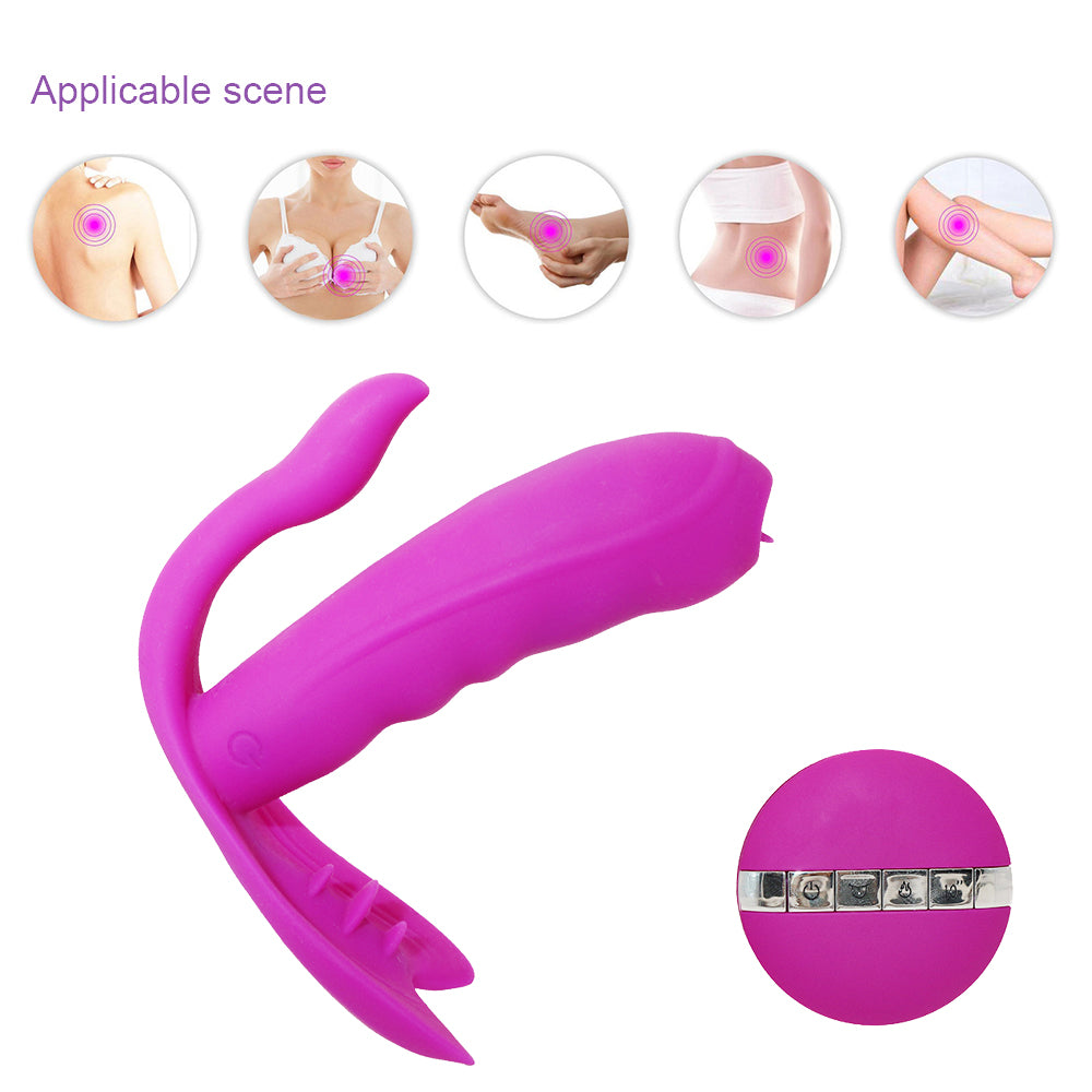 Heating Butterfly G-spot Dildo Wireless Vibrator Wearable Vibrator Sexual Health Clitoral Stimulator Vagina Massage